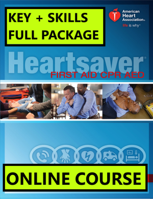 First Aid CPR & AED Online Course With Skills Session